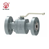 Плаващ сферичен кран от кована стомана от две части RTJ